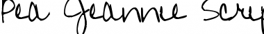 Download Pea Jeannie Script Font Download Pea Jeannie Script Font