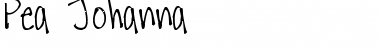 Download Pea Johanna Font Download Pea Johanna Font