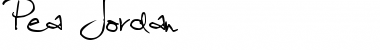 Download Pea Jordan Font Download Pea Jordan Font