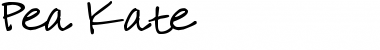 Download Pea Kate Font Download Pea Kate Font