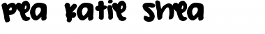 Download Pea Katie Shea Font Download Pea Katie Shea Font