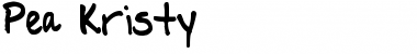Download Pea Kristy Font Download Pea Kristy Font