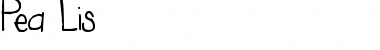 Download Pea Lis Font Download Pea Lis Font