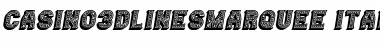 Download Casino 3D Lines Marquee Font Download Casino 3D Lines Marquee Font