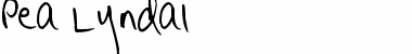 Download Pea Lyndal Font Download Pea Lyndal Font