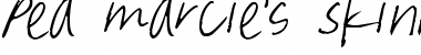 Download Pea Marcie's Skinny Print Font Download Pea Marcie's Skinny Print Font
