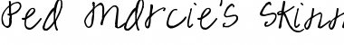 Download Pea Marcie's Skinny Script Font Download Pea Marcie's Skinny Script Font