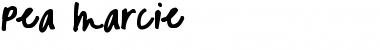 Download Pea Marcie Font Download Pea Marcie Font