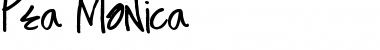 Download Pea Monica Font Download Pea Monica Font