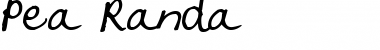 Download Pea Randa Font Download Pea Randa Font