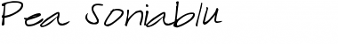 Download Pea Soniablu Font Download Pea Soniablu Font