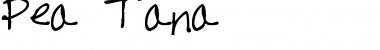 Download Pea Tana Font Download Pea Tana Font