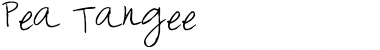 Download Pea Tangee Font Download Pea Tangee Font