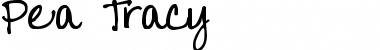 Download Pea Tracy Font Download Pea Tracy Font