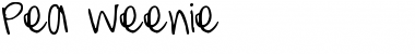 Download Pea Weenie Font Download Pea Weenie Font