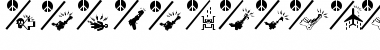Download PeaceThruGuns Font Download PeaceThruGuns Font