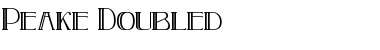 Download Peake Doubled Font Download Peake Doubled Font