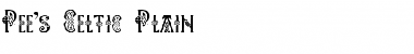 Download Pee's Celtic Plain Font Download Pee's Celtic Plain Font