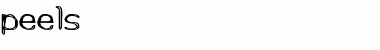 Download peels Font Download peels Font