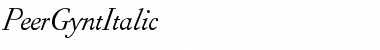 Download PeerGyntItalic Font Download PeerGyntItalic Font