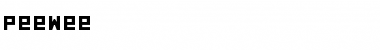 Download PeeWee Font Download PeeWee Font