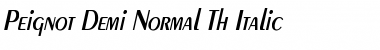 Download Peignot-Demi-Normal Th Italic Font Download Peignot-Demi-Normal Th Italic Font