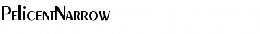 Download PelicentNarrow Font Download PelicentNarrow Font