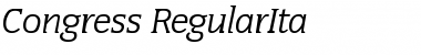 Download Congress-RegularIta Font Download Congress-RegularIta Font