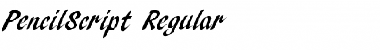 Download PencilScript Font Download PencilScript Font