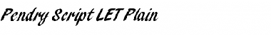 Download Pendry Script LET Font Download Pendry Script LET Font