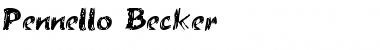 Download Pennello Becker Font Download Pennello Becker Font