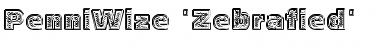 Download PenniWize 'Zebrafied' Font Download PenniWize 'Zebrafied' Font