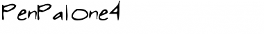 Download PenPalOne4 Font Download PenPalOne4 Font