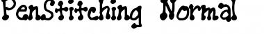 Download PenStitching Font Download PenStitching Font