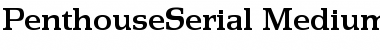 Download PenthouseSerial-Medium Font Download PenthouseSerial-Medium Font