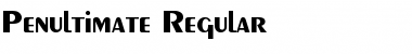Download Penultimate Font Download Penultimate Font