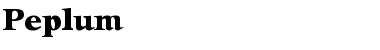 Download Peplum Font Download Peplum Font