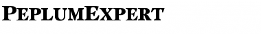 Download PeplumExpert Font Download PeplumExpert Font