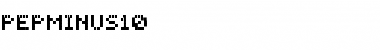 Download PEPminus10 Font Download PEPminus10 Font