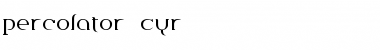 Download Percolator Cyr Font Download Percolator Cyr Font