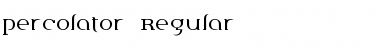 Download Percolator Regular Font Download Percolator Regular Font