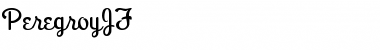 Download PeregroyJF Font Download PeregroyJF Font