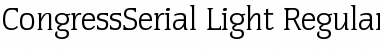Download CongressSerial-Light Font Download CongressSerial-Light Font