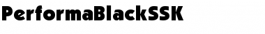 Download PerformaBlackSSK Font Download PerformaBlackSSK Font