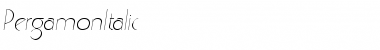 Download PergamonItalic Font Download PergamonItalic Font