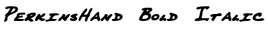 Download PerkinsHand Font Download PerkinsHand Font