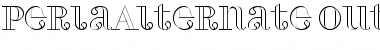 Download PerlaAlternate Outline Font Download PerlaAlternate Outline Font