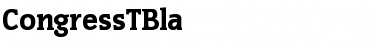 Download CongressTBla Font Download CongressTBla Font