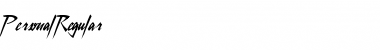 Download Personal Font Download Personal Font
