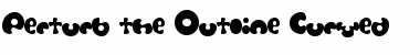 Download Perturb the Outline Curved Font Download Perturb the Outline Curved Font